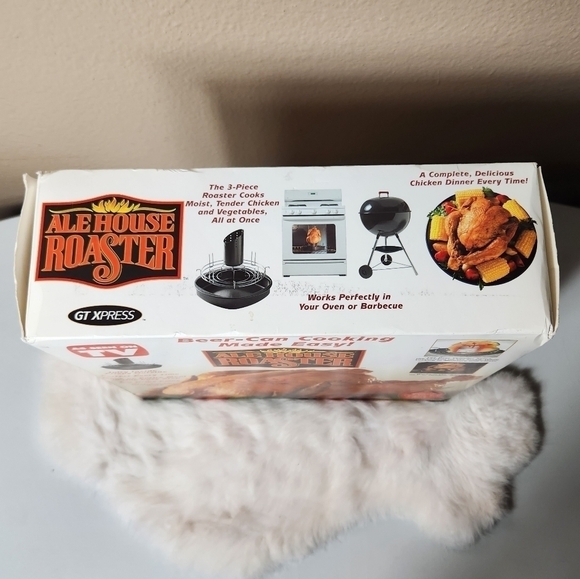 Ale House Beer Can Roaster As Seen On TV w/Bonus 2 Piece Carving Set - Picture 3 of 7